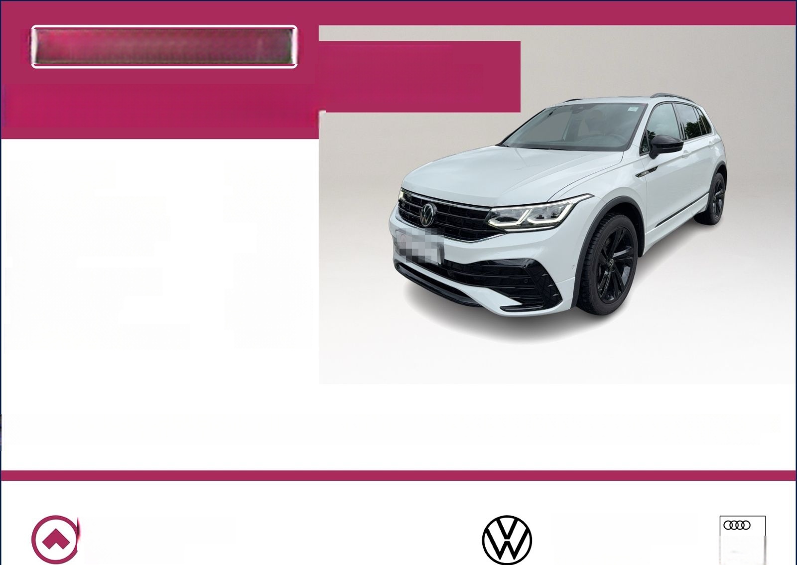 Volkswagen Tiguan 2.0 TDI R-Line 4Motion , AHK, Matrix, Hea