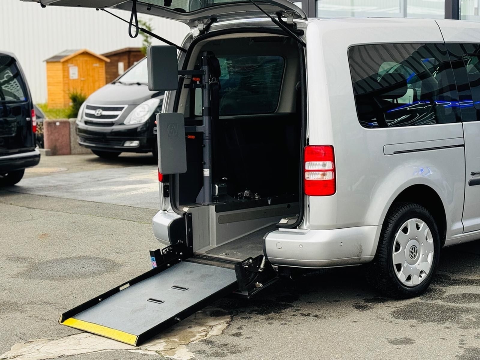 Volkswagen Caddy Maxi-Jako-Behindertengerecht-Rampe foto 8