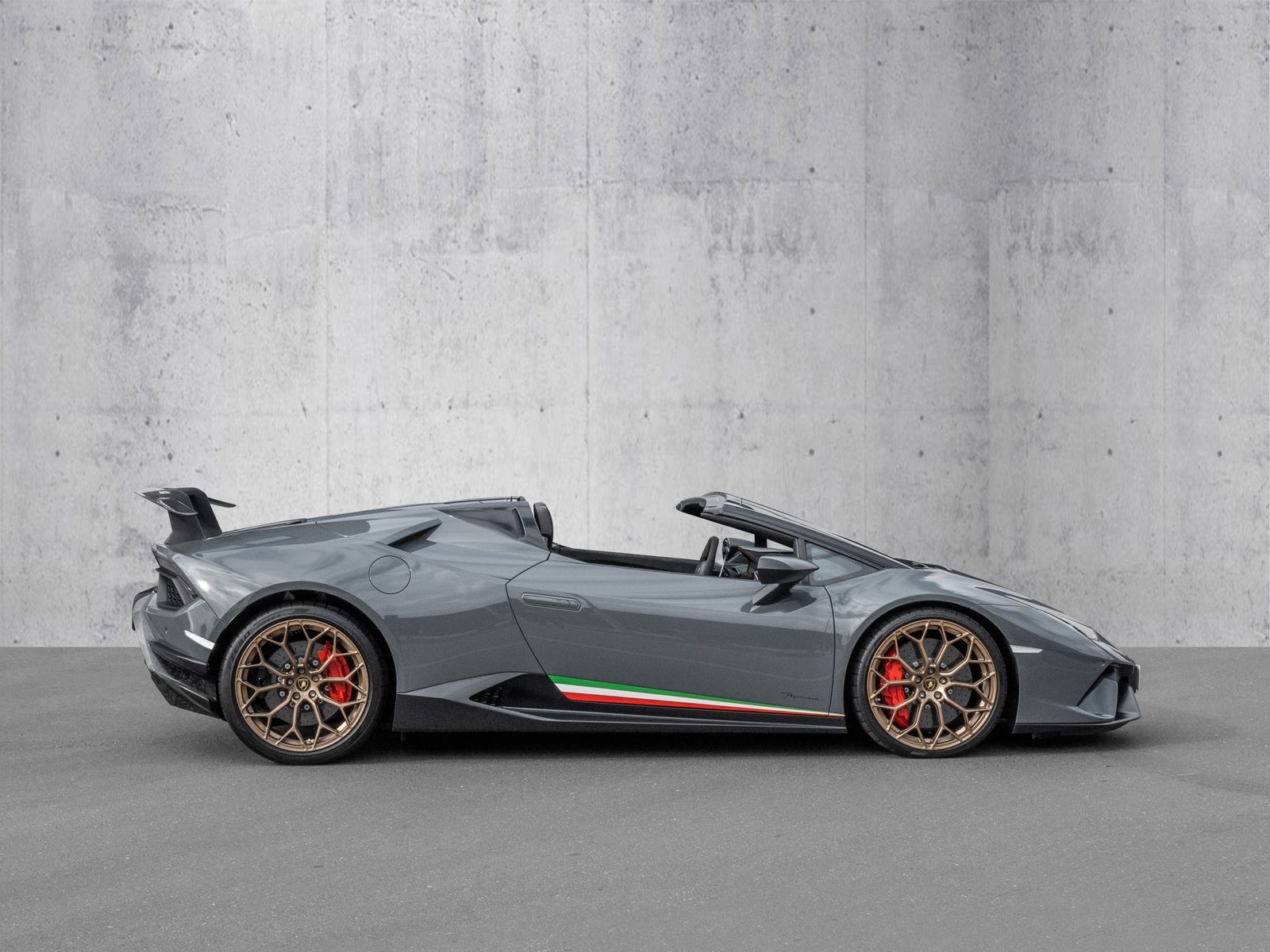 Lamborghini Huracan Performante Spyder Grigio Telesto foto 3