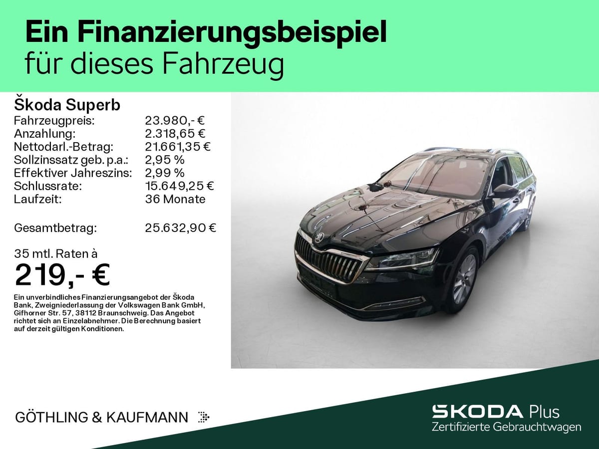 Skoda Superb Combi 1.5 TSI Style NAVI AHK PDC LED SHZ foto 2