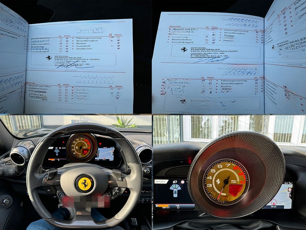 Ferrari F8 Spider Racingsitz/Carbon/Lift-System/Alcantar foto 25