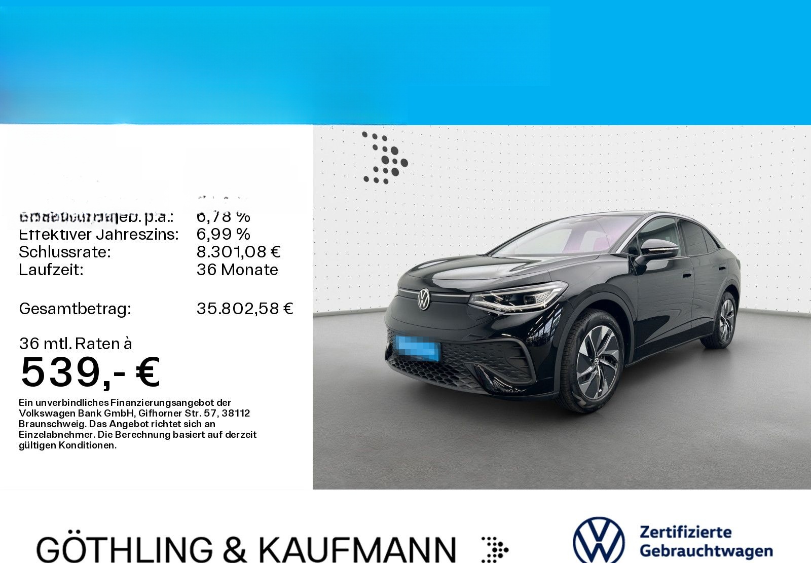 Volkswagen ID.5 Pure *NAVI*PANO*Wärmepumpe*IQ-Light*H&K*Ar- foto 2