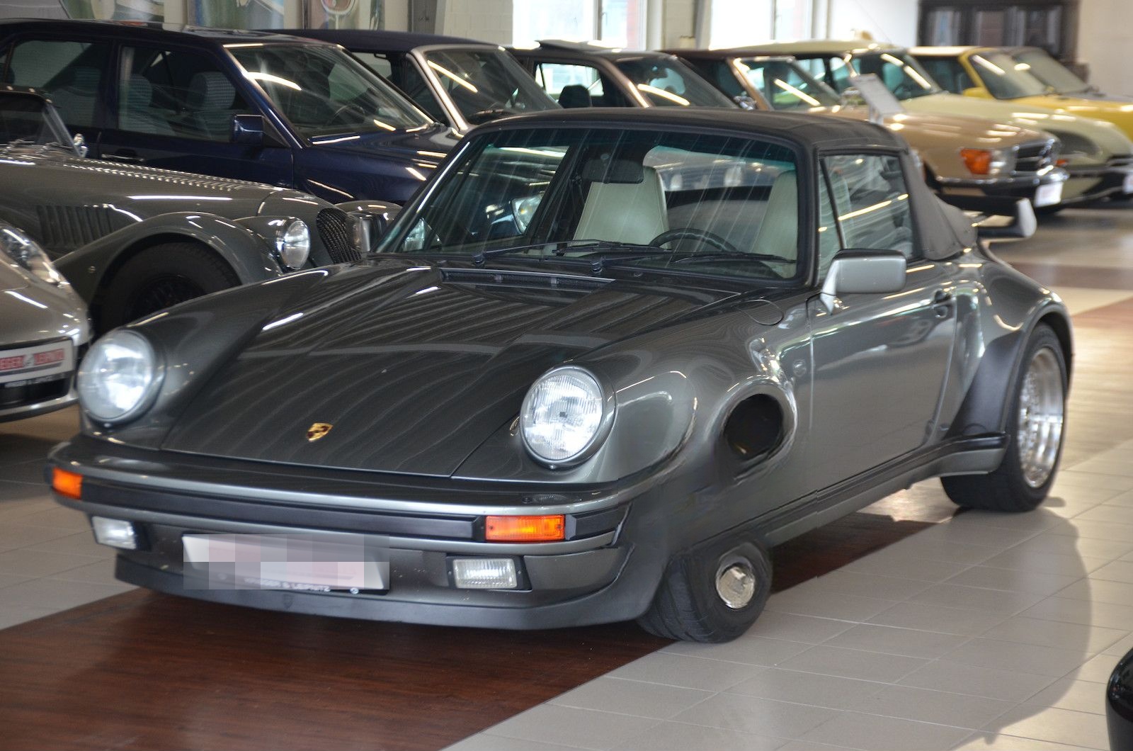 Porsche 911 Turbo Unikat! 3.Hd. felsengrün Original ! foto 10