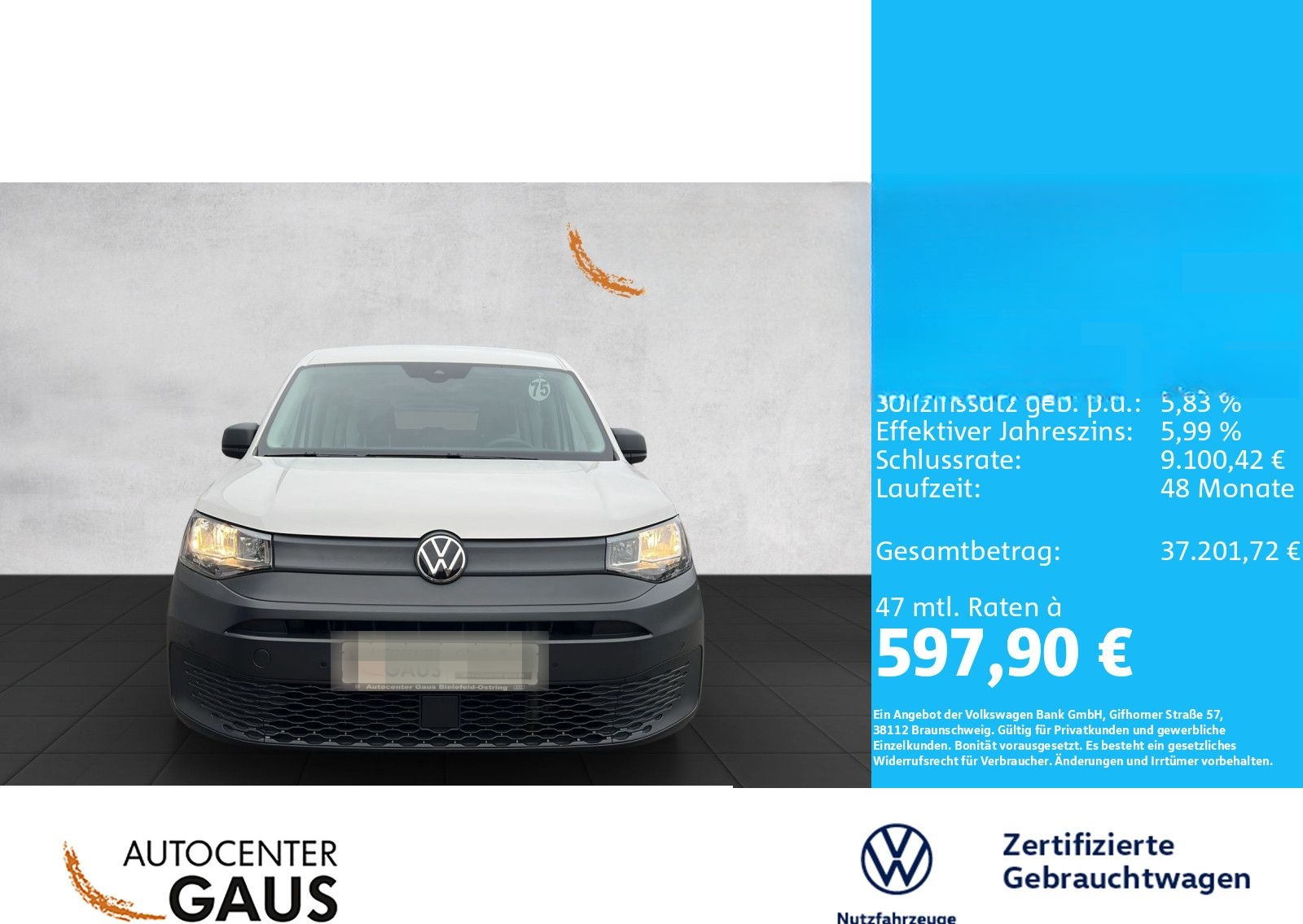 Volkswagen Caddy Kombi Maxi 1,5 TSI BTW*KMP*Rollstuhl foto 2