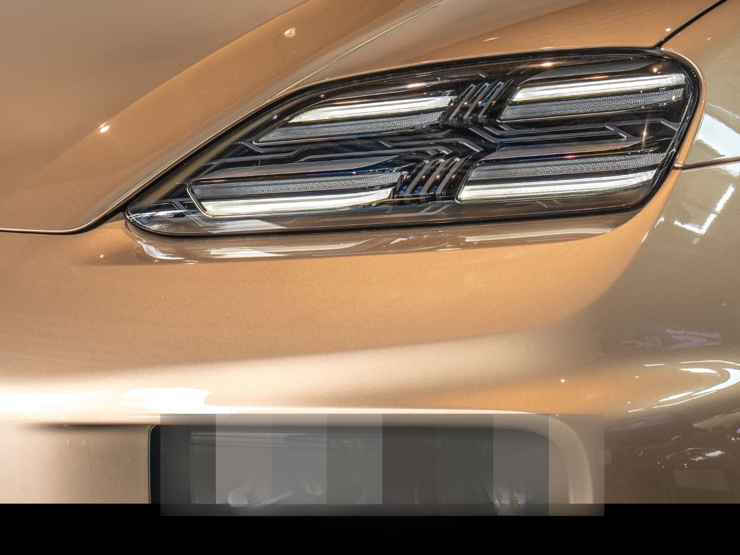 Porsche Macan 4 FnW-Goldbronze Burmester Matrix Luft foto 9