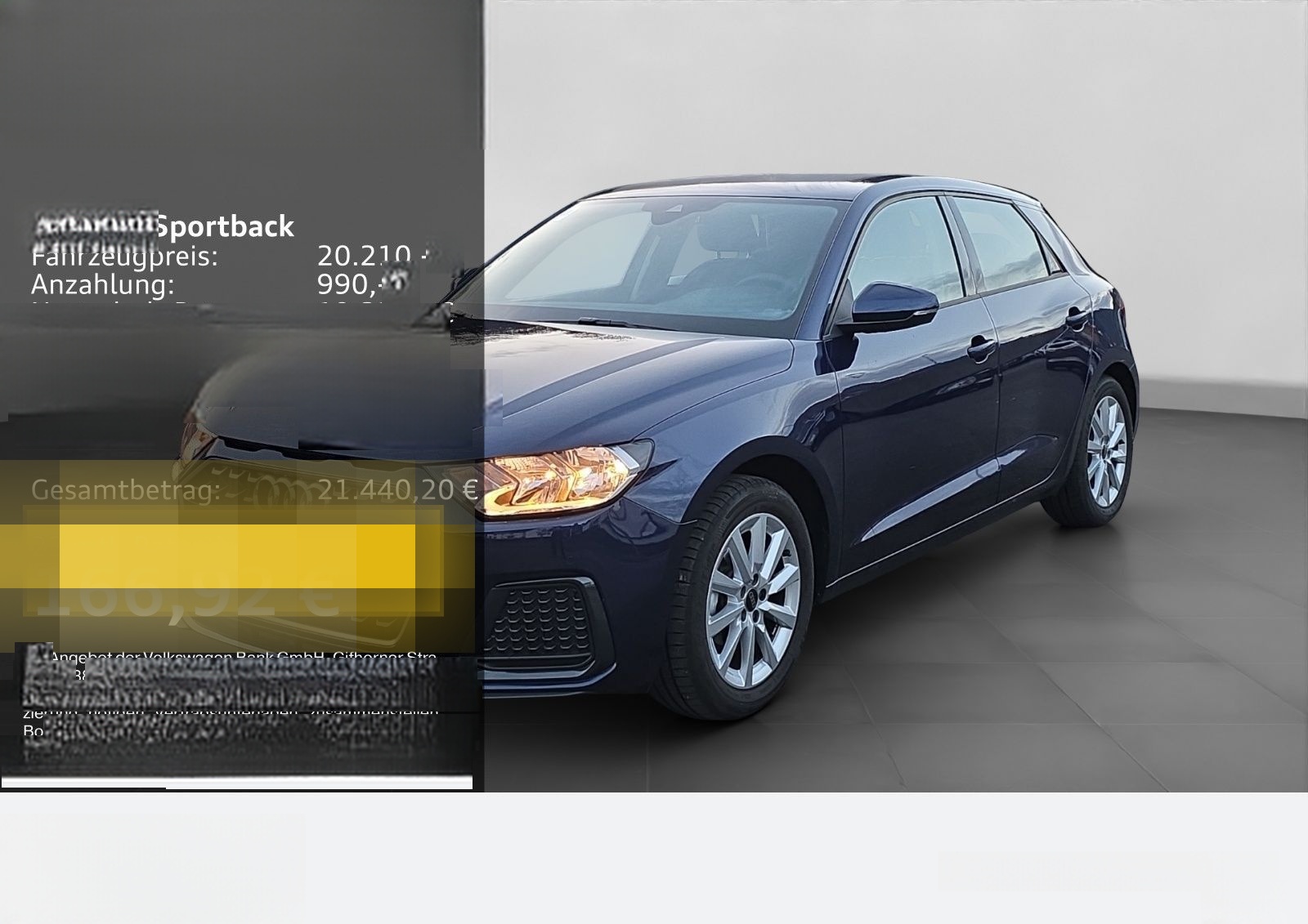 Audi A1 Sportback 25 TFSI ADVANCED NAVI+ SITZHZG PDC+