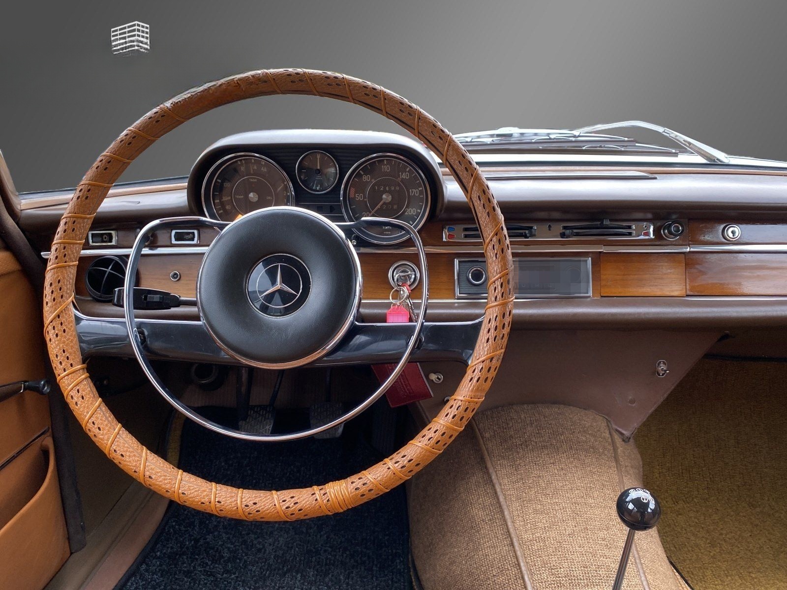 Mercedes-Benz 250 SE Limousine 2. Hand, H-Zulassung, Restaurie foto 11