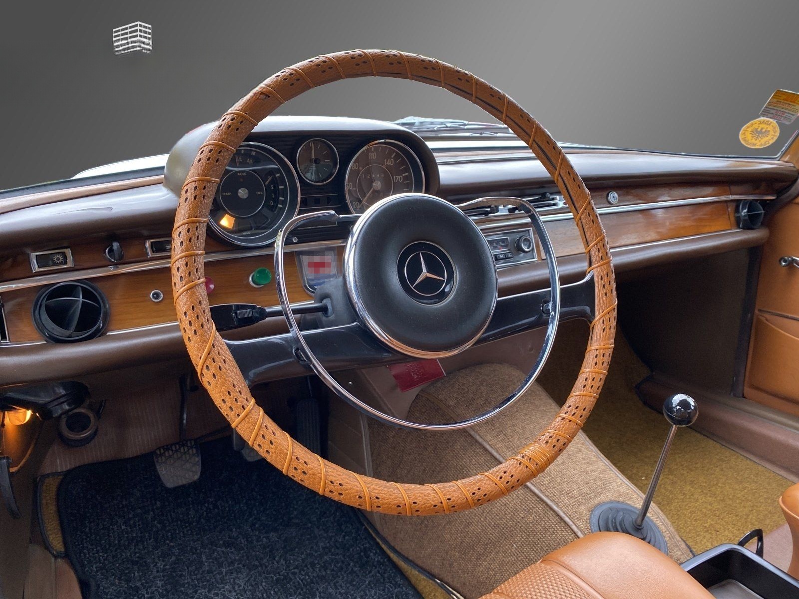 Mercedes-Benz 250 SE Limousine 2. Hand, H-Zulassung, Restaurie foto 9