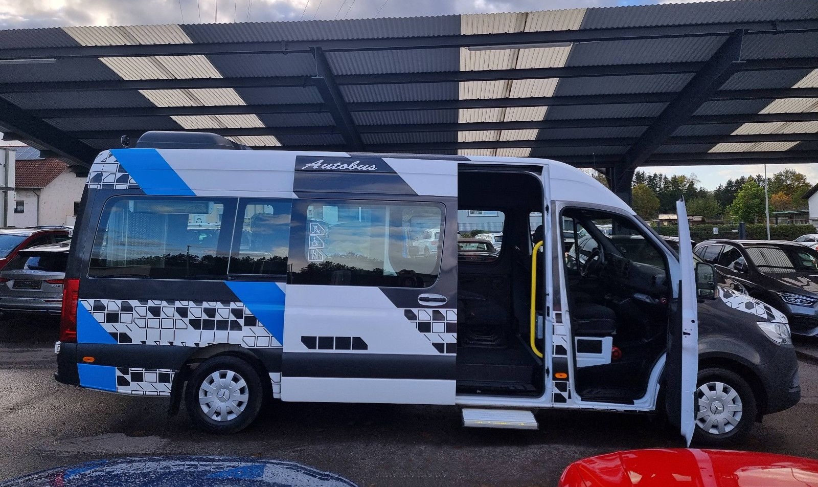 Mercedes-Benz Sprinter 314 MAXI Aut 2xKlima Rampe Standh 9Sitz foto 4