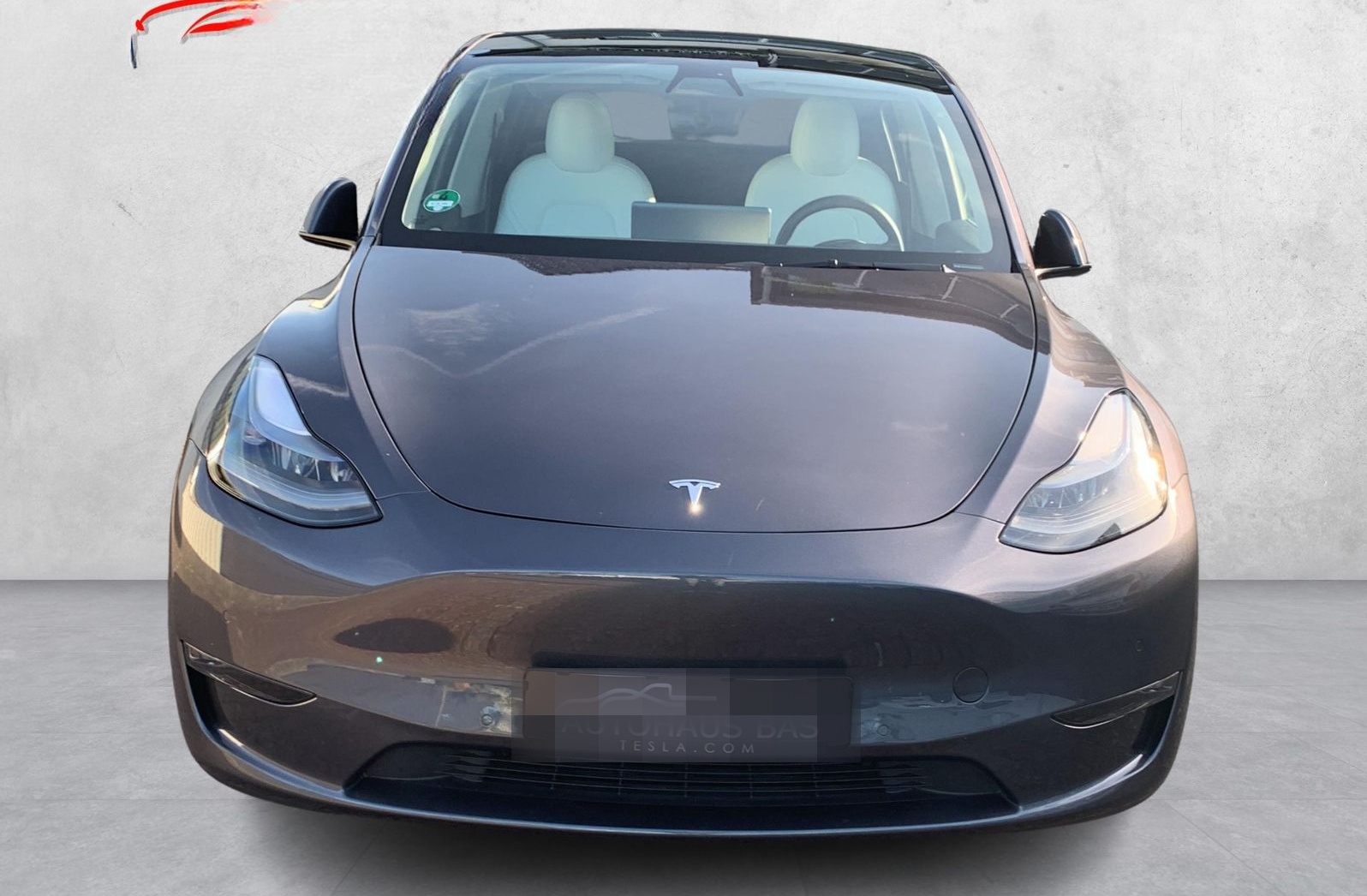 Tesla Model Y Long Range AWD * White Interior * 1.Hand foto 3