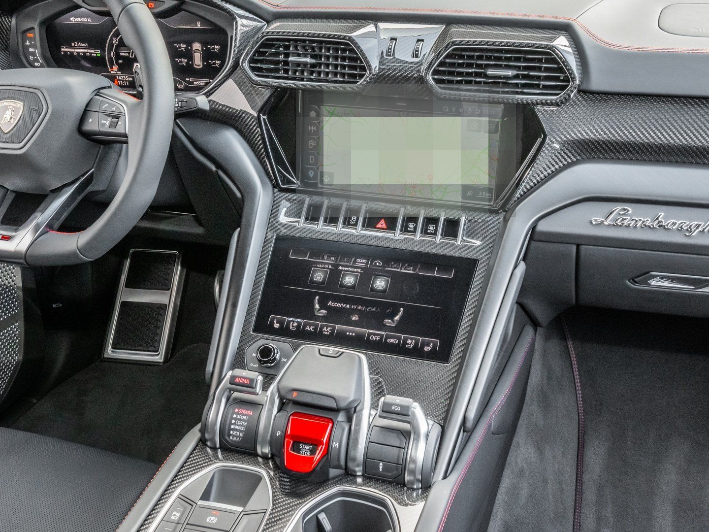 Lamborghini Urus S Rosso Efesto, Rims 23'', PPF, Pano foto 12