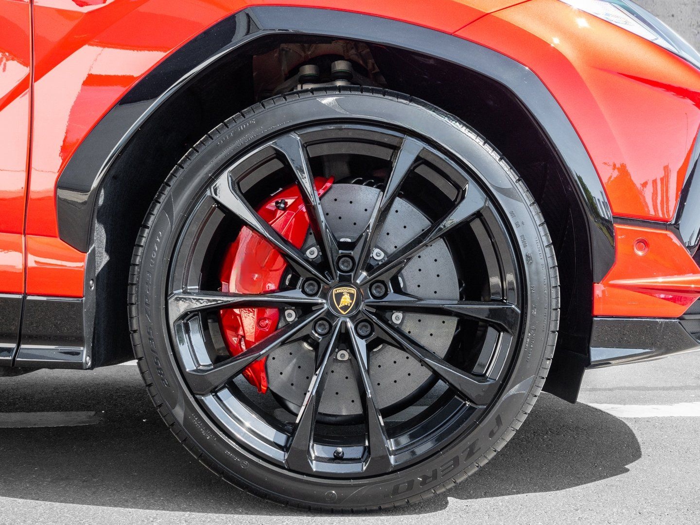 Lamborghini Urus S Rosso Efesto, Rims 23'', PPF, Pano foto 9