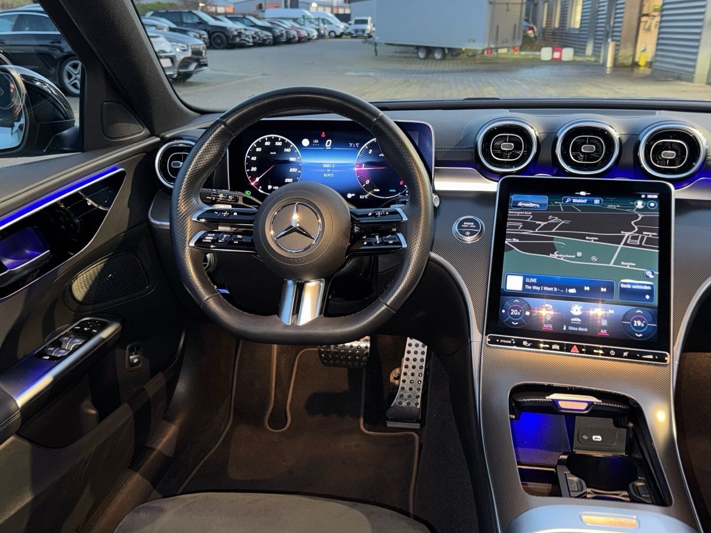 Mercedes-Benz C 220 T d AMG Rückfahrkamera Panorama LED AHK foto 9