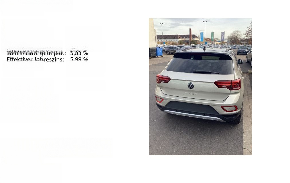 Volkswagen T-Roc 1.0 TSI Move Navi,Dach Kontrast foto 2