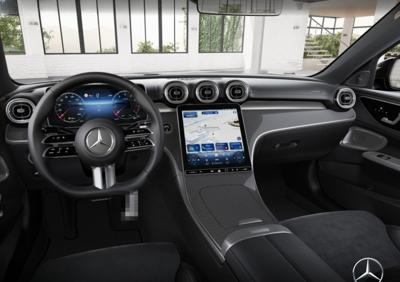 Mercedes-Benz C 200 AMG+NIGHT+PANO+360+LED+BURMESTER+19"+TOTW foto 9