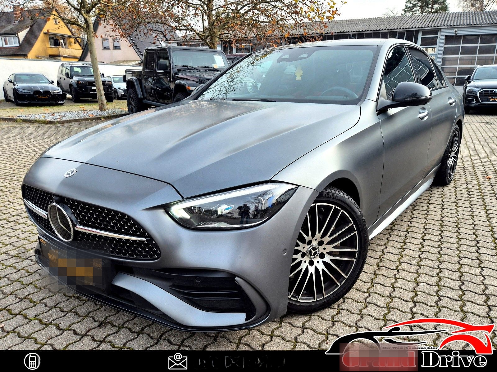 Mercedes-Benz C 300 d Limousine/DESIGNO/AMG/HuD/PANO/Night-Pak foto 3