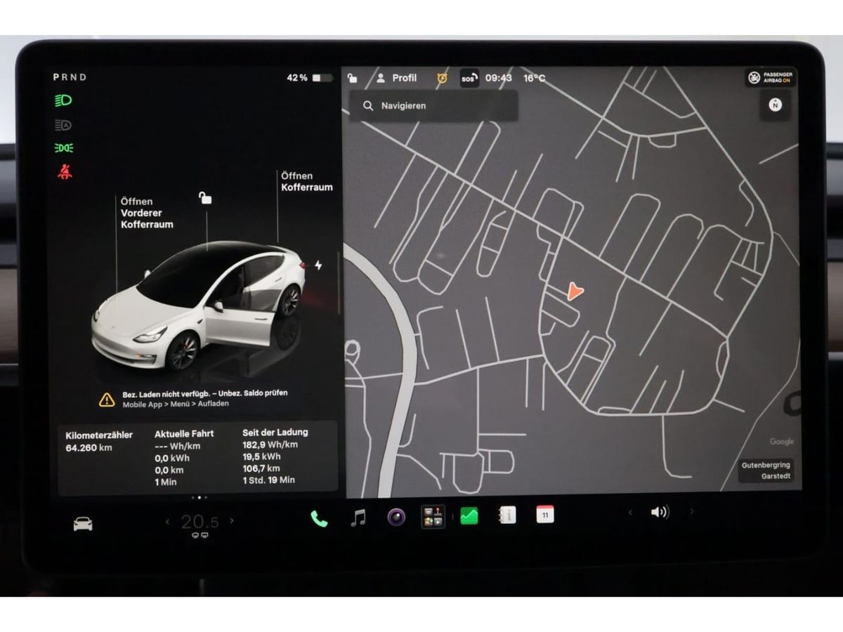 Tesla Model 3 Performance Dual AWD+LED+NAVI+SHZ+KAMERA foto 17