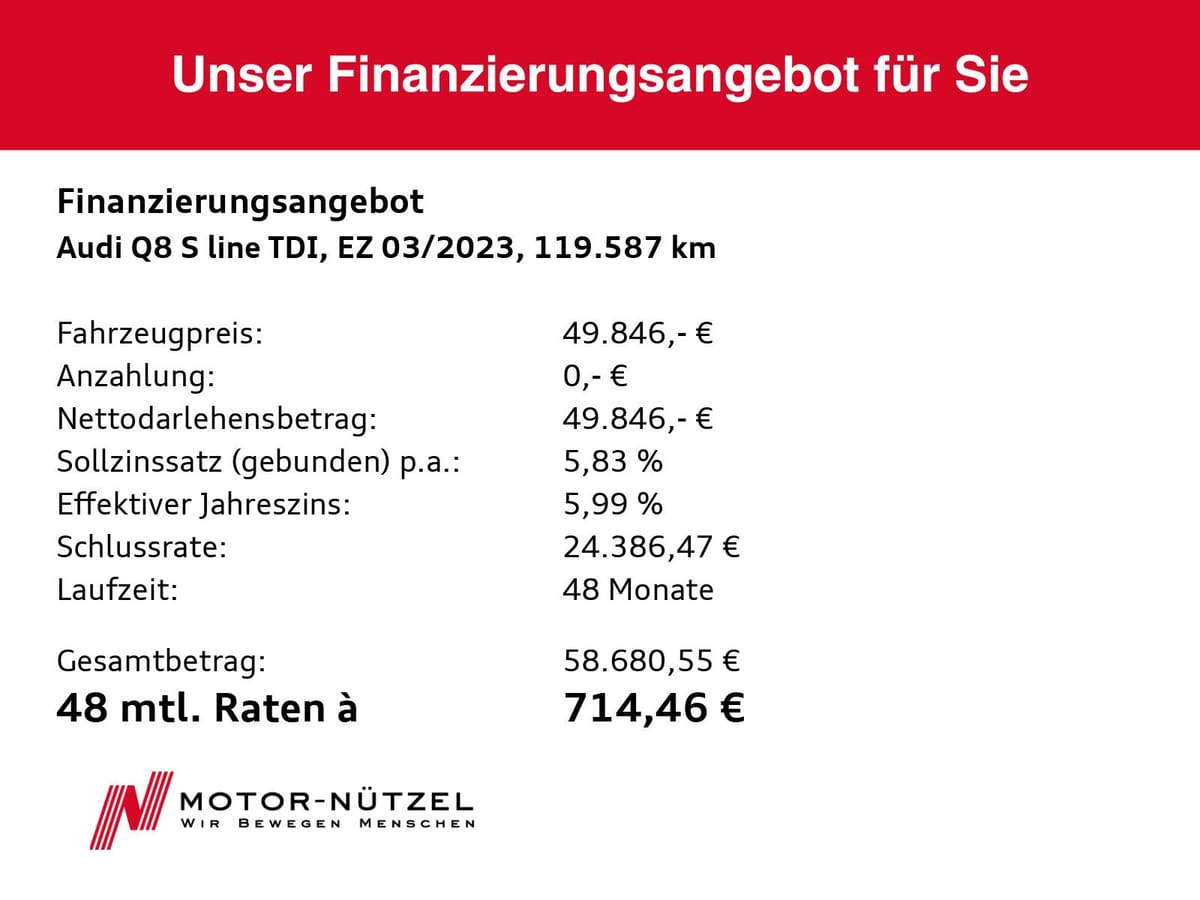 Audi Q8 50 TDI QU 3xS-LINE MATRIX HuD B&O DVD AIR ACC foto 19