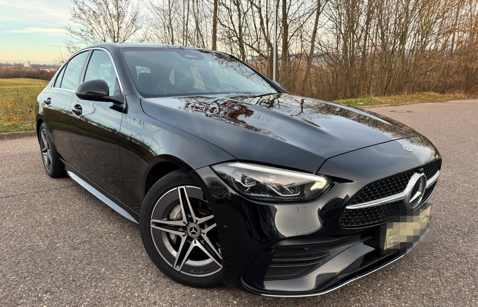 Mercedes-Benz C 300 Limo. 9G AMG Line,LED,AHK,RFK,Spur,Mbux