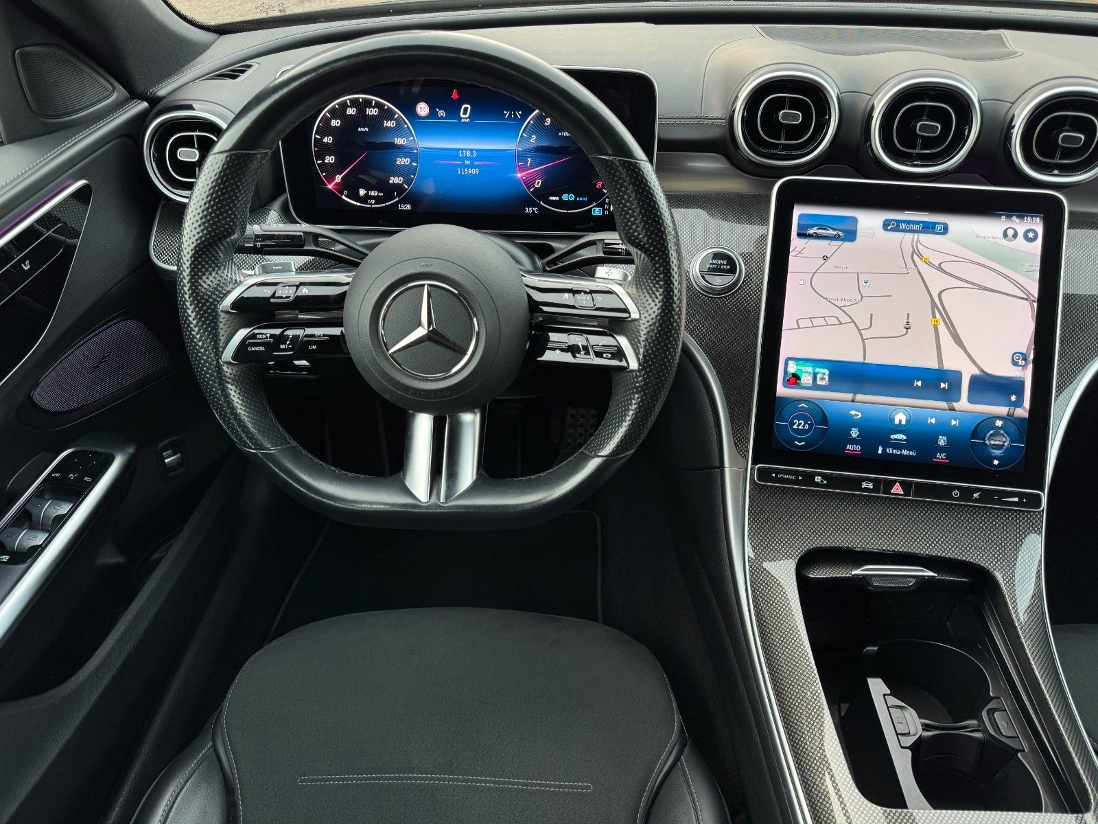 Mercedes-Benz C 300 Limo. 9G AMG Line,LED,AHK,RFK,Spur,Mbux foto 14