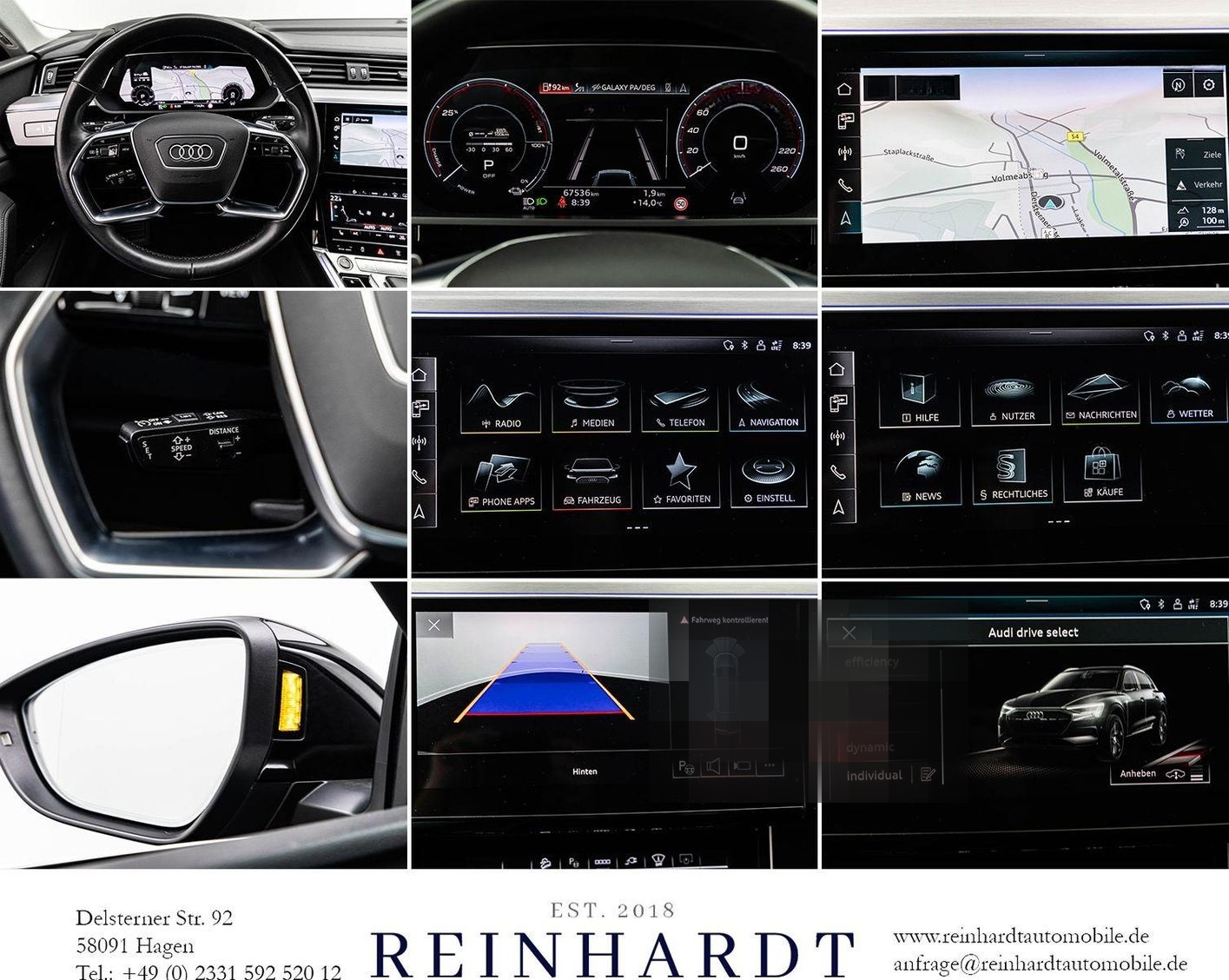 Audi E-TRON 55 S LINE/20Z/MATRIX/ACC/HuD/NACHT/KAMERA foto 23
