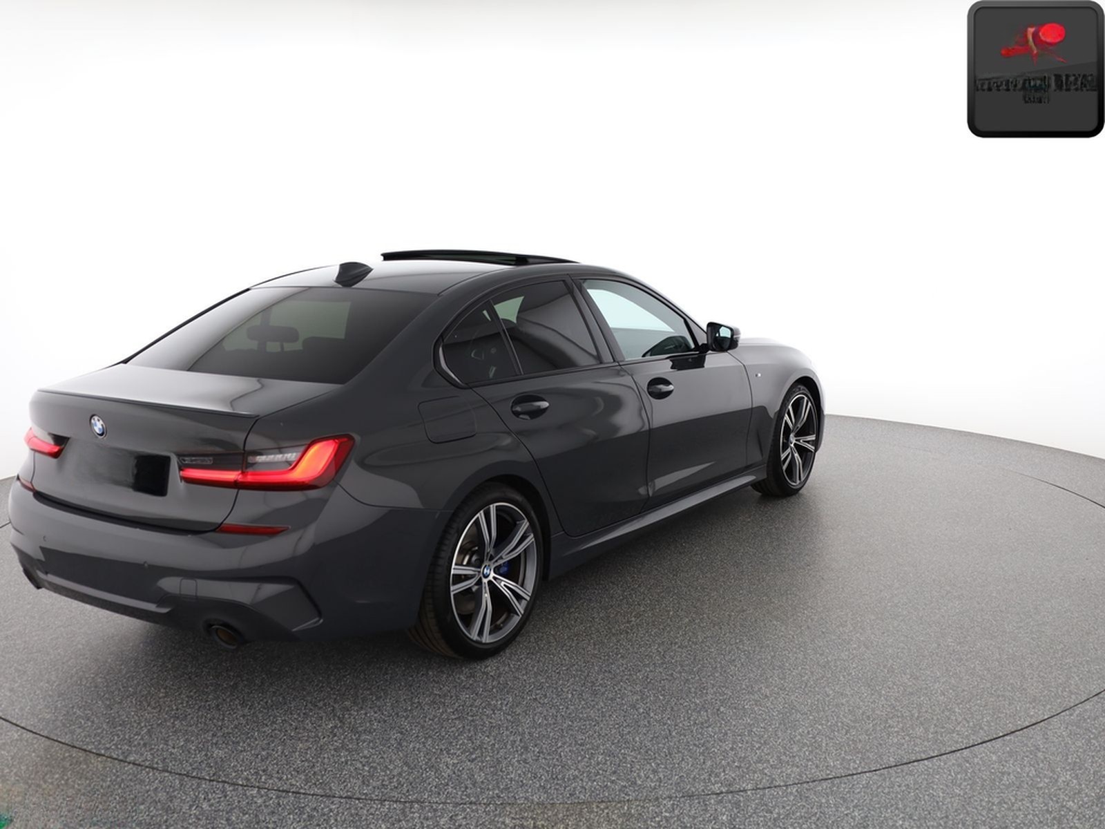 BMW 330 i M SPORT SHADOW DRAVITGRAU,GLASDACH,19ZOLL foto 5