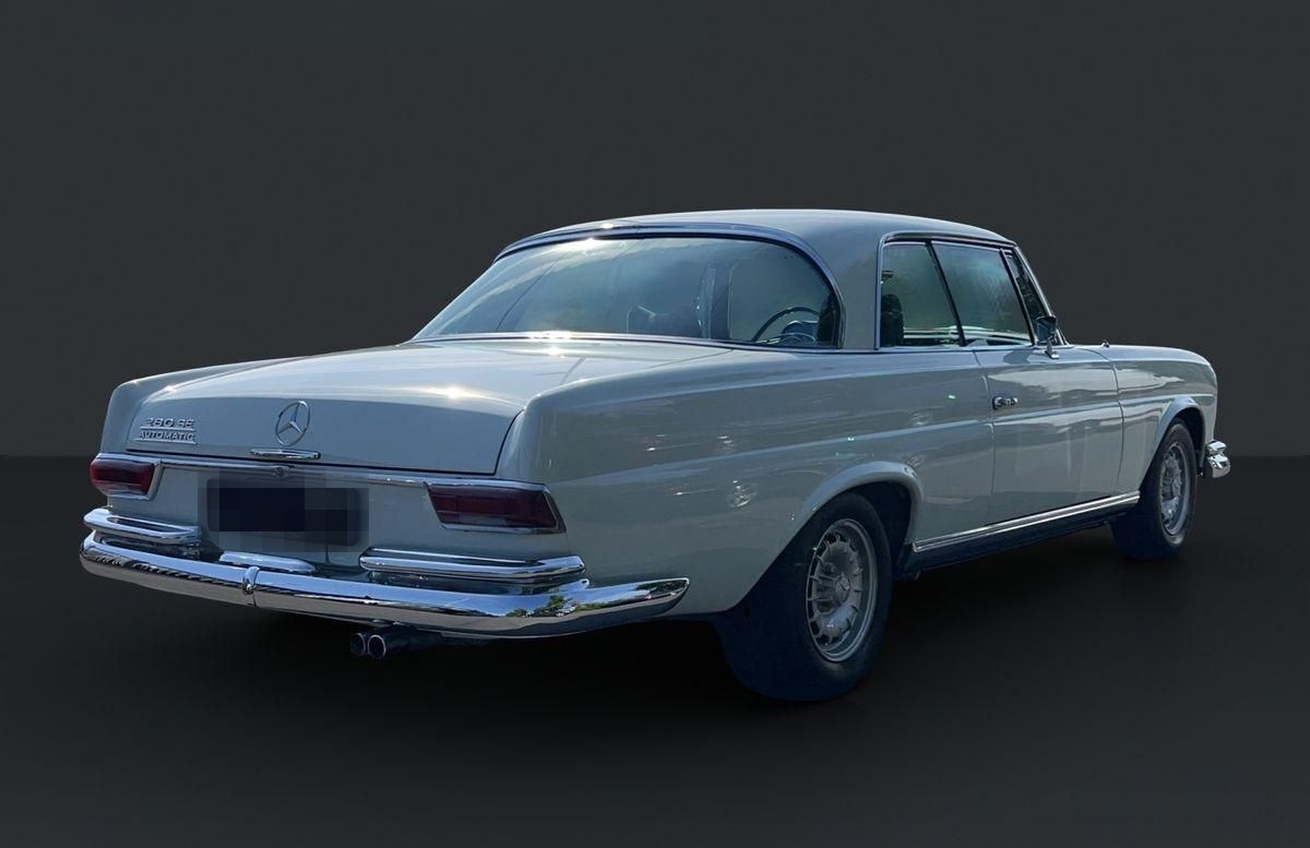 Mercedes-Benz 280 SEC Coupe-seltene Farbe*Blaues Velour* foto 6