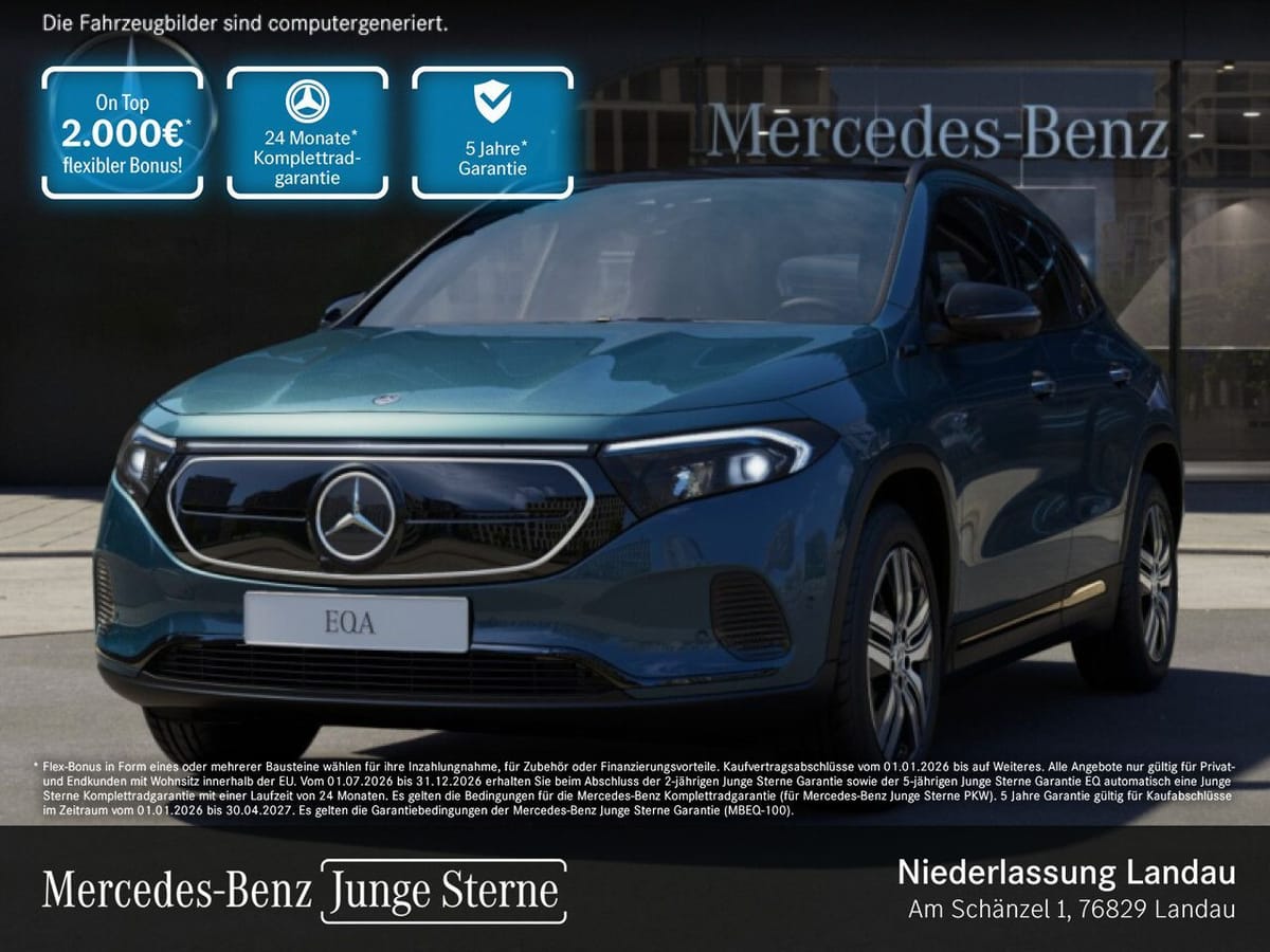 Mercedes-Benz EQA 250 Progr/Prem/Night/Pano/Distr/Burm/360/LED