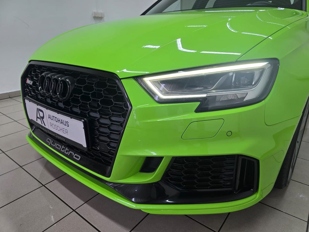 Audi RS3 Sportback 2.5 TFSI qu. Lizard Green RS Desi foto 5