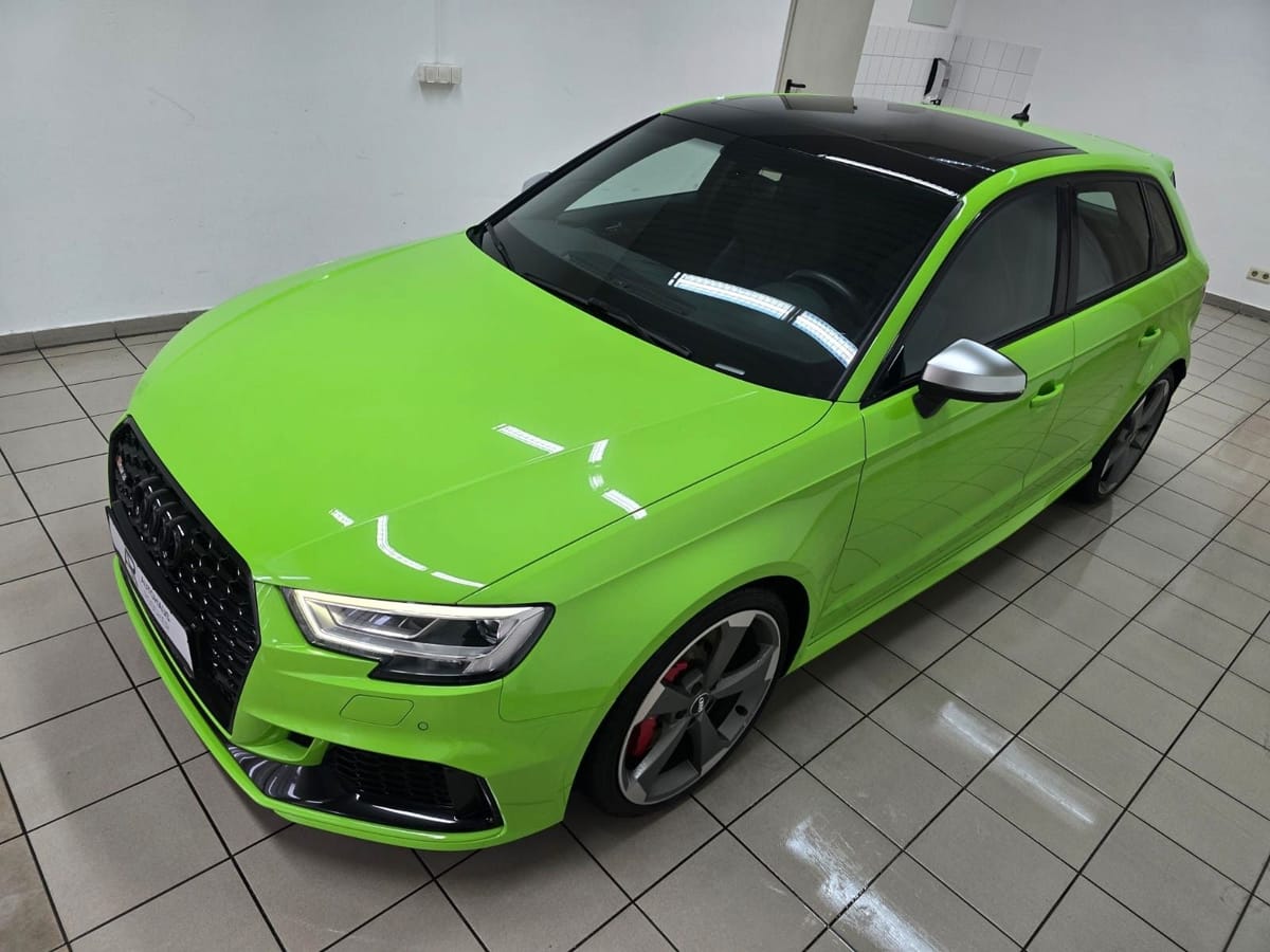 Audi RS3 Sportback 2.5 TFSI qu. Lizard Green RS Desi foto 6