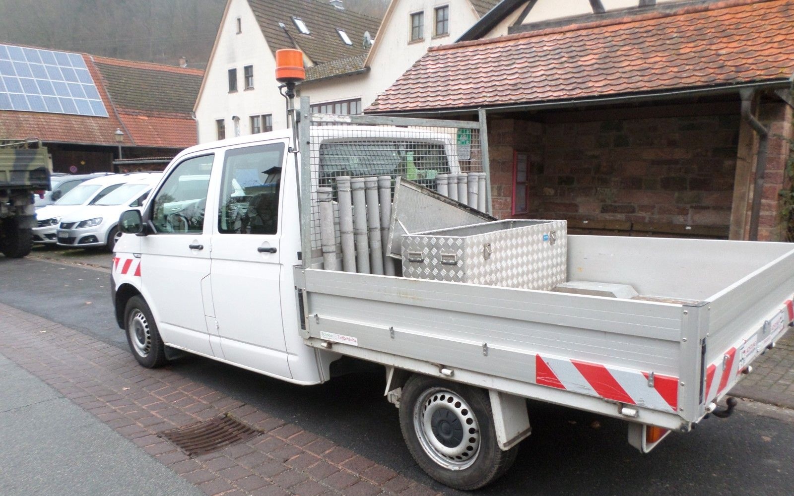 Volkswagen T6 Transporter Pritsche DOKA lang Klima STHZ AHK foto 4