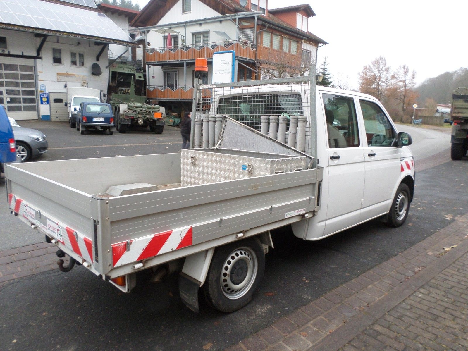 Volkswagen T6 Transporter Pritsche DOKA lang Klima STHZ AHK foto 5