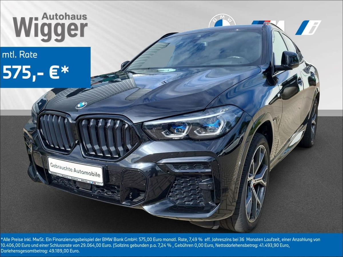 BMW X6 xDrive30d/Sportpaket/HUD/AHK/Navigation/Leder