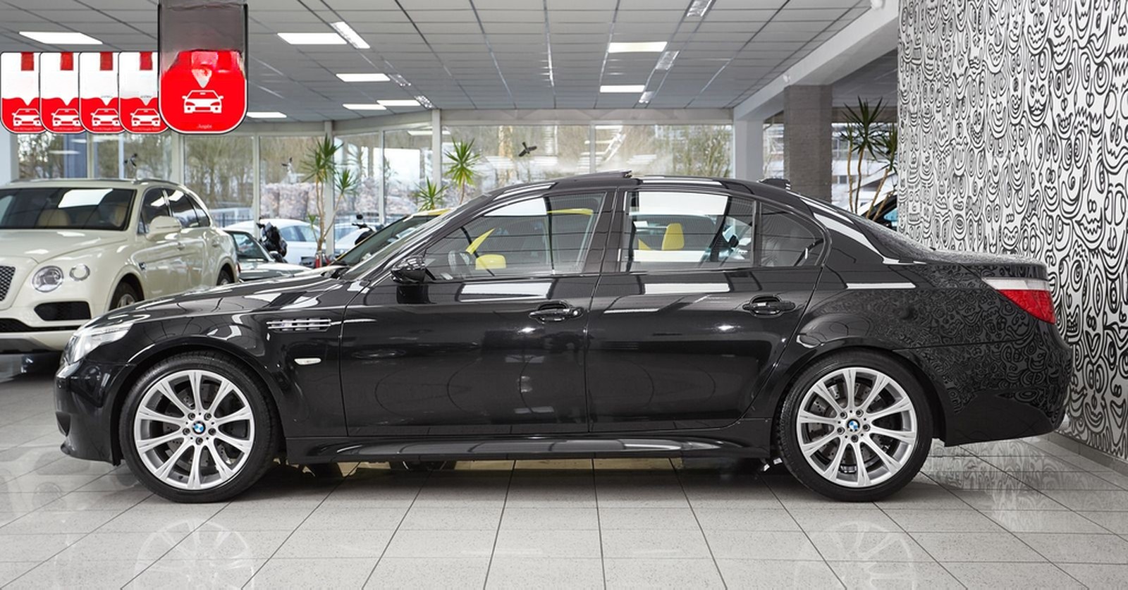 BMW M5 Limo GLASDACH*TRAUM*SAMMLER*ORIGINAL*DEUTSCH* foto 4