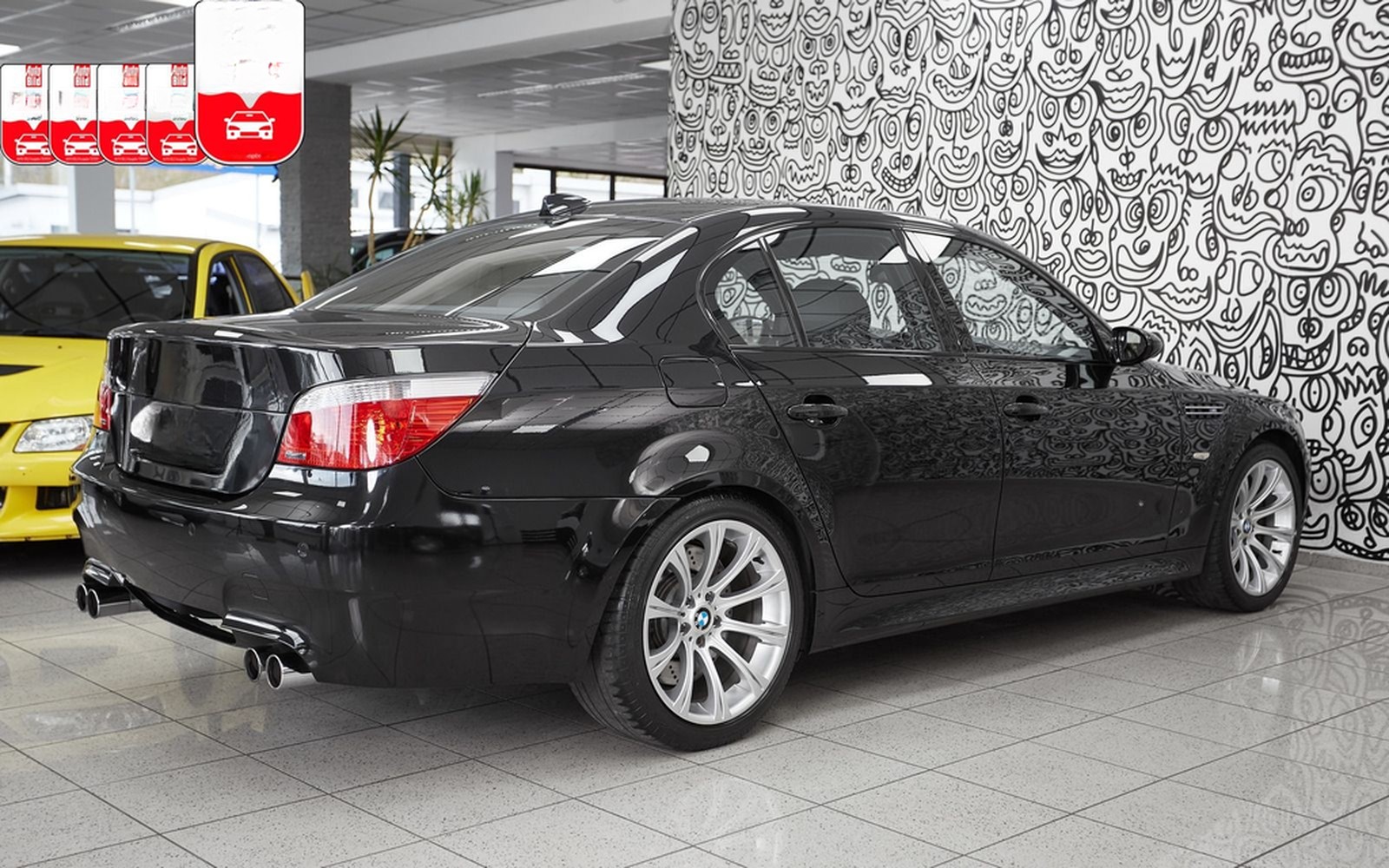 BMW M5 Limo GLASDACH*TRAUM*SAMMLER*ORIGINAL*DEUTSCH* foto 6