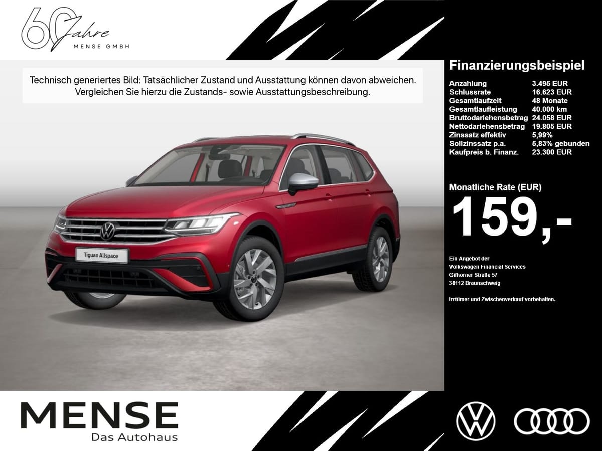 Volkswagen Tiguan Allspace 2.0 TDI DSG Life AHK HUD ACC foto 1