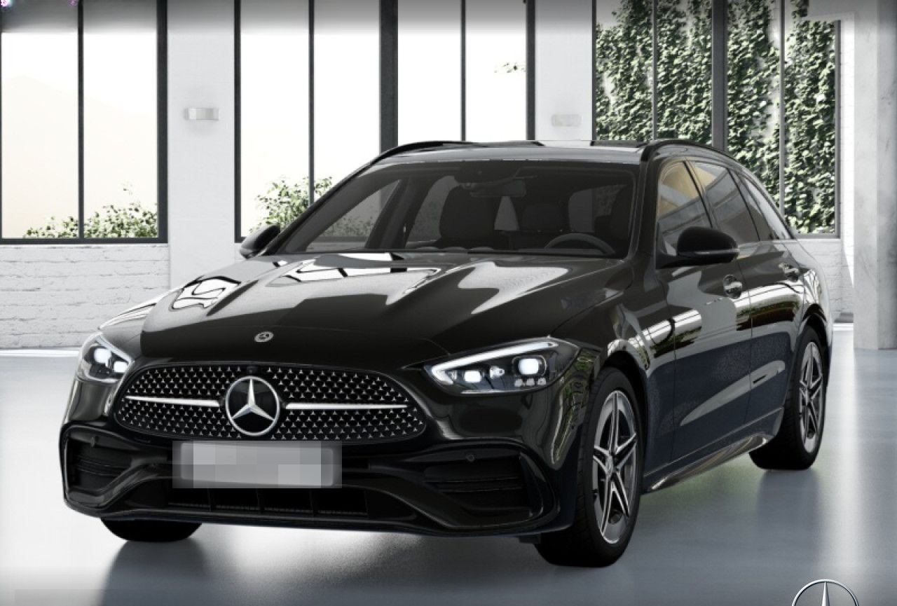 Mercedes-Benz C 200 T AMG+NIGHT+PANO+360+AHK+TOTW+KEYLESS+9G foto 2
