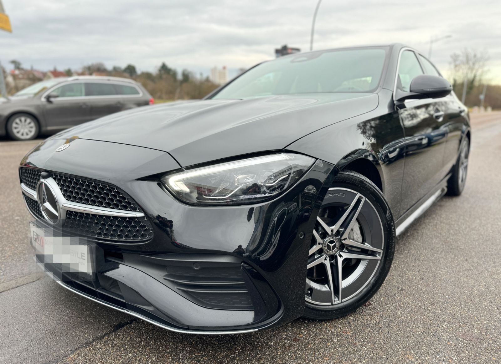 Mercedes-Benz C 200 d Lim. AMG-Line Navi LED Kamera Leder 1.H