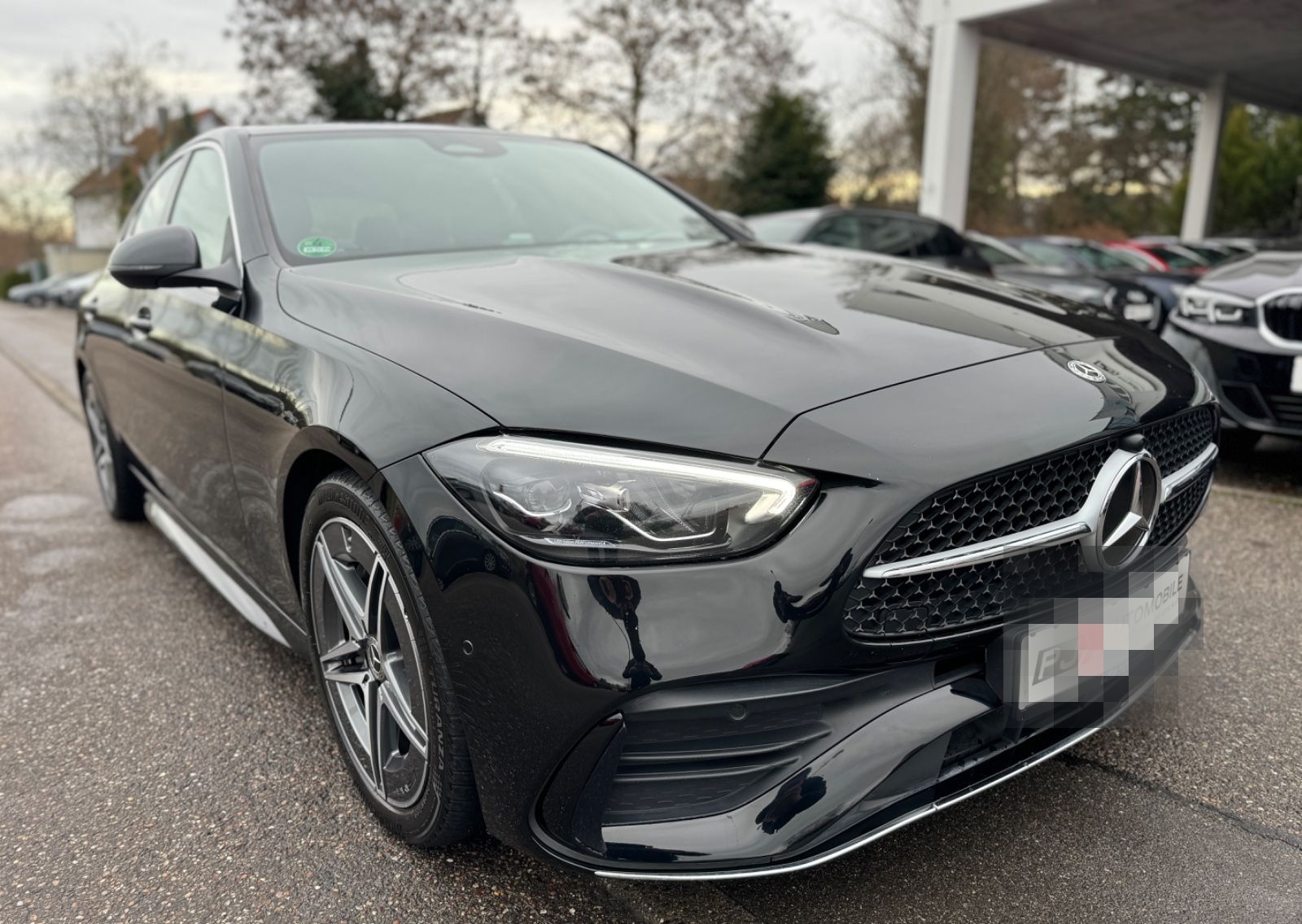 Mercedes-Benz C 200 d Lim. AMG-Line Navi LED Kamera Leder 1.H foto 8