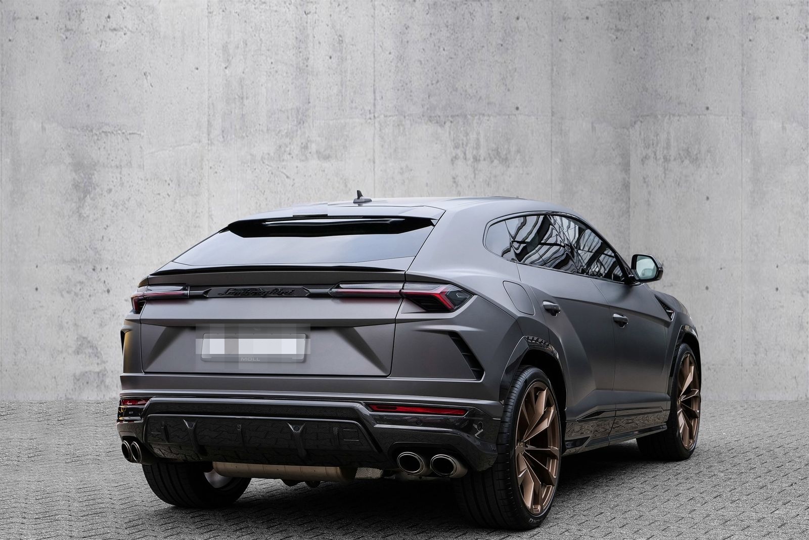 Lamborghini Urus Grigio Keres Matt, Full Exterior Carbon foto 3