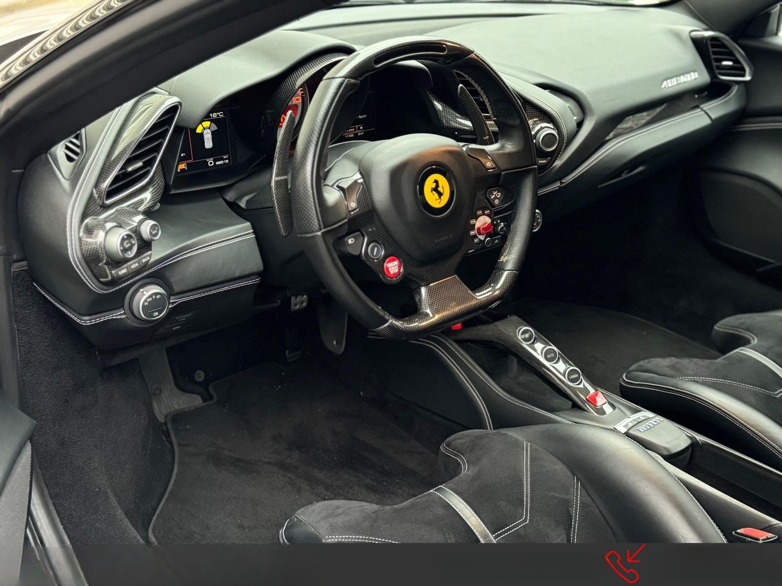 Ferrari 488 GTB DE-FZG/STEUER19%/KERAMIK/CARBON/RACIN... foto 6