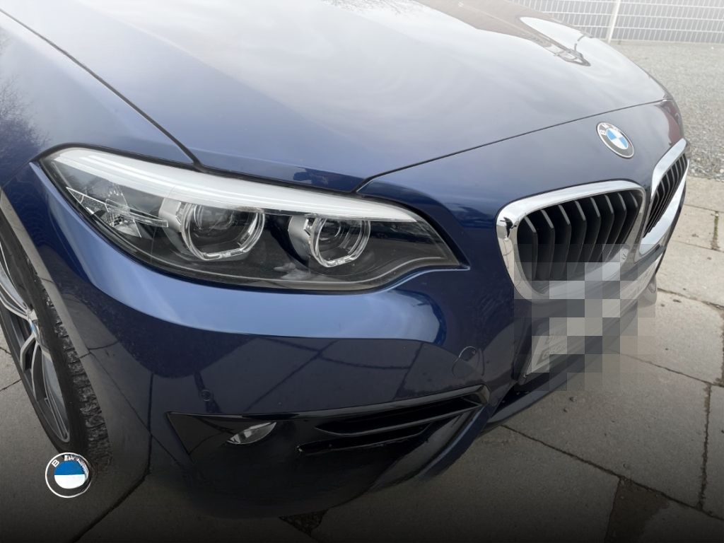 BMW 218 d Cabrio SportLine Navi LED Ambientelicht SH foto 2