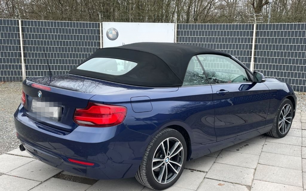 BMW 218 d Cabrio SportLine Navi LED Ambientelicht SH foto 13