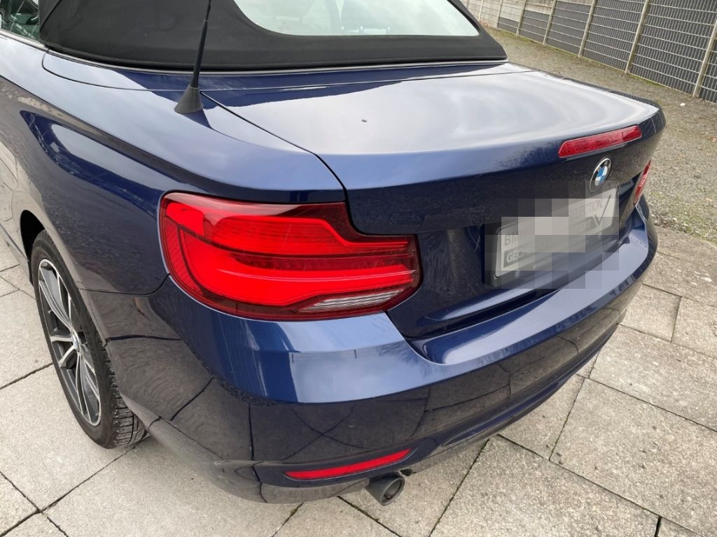 BMW 218 d Cabrio SportLine Navi LED Ambientelicht SH foto 6
