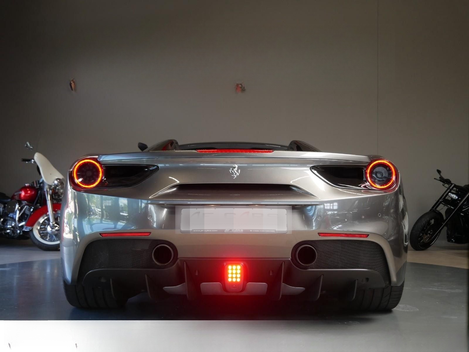 Ferrari 488 Spider Sport Abgas Kamera Carbon Lenkrad, Sc foto 3