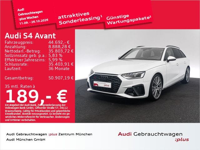 Audi S4 Avant TDI Competition StdHzg AHK Navi