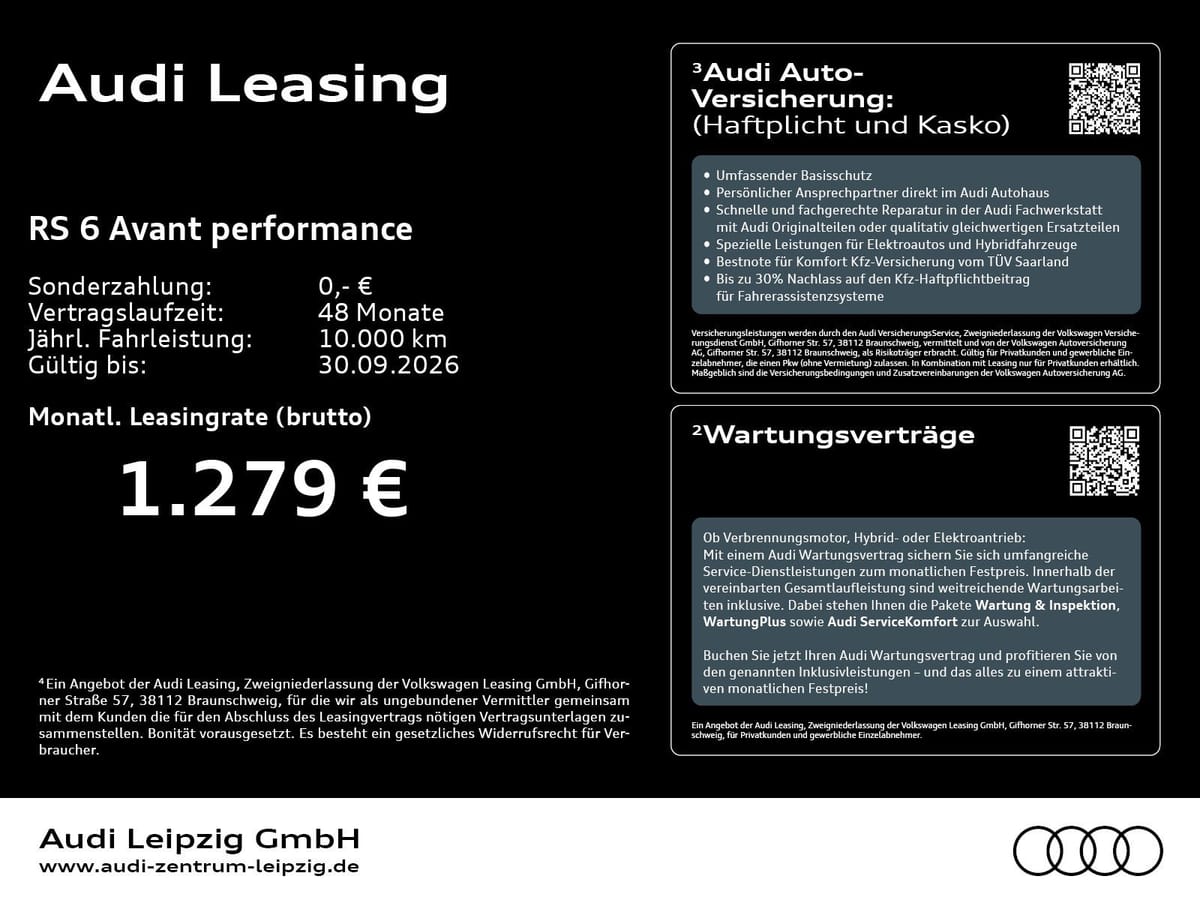 Audi RS 6 Avant performance Laserlicht Pano 280kmh foto 2