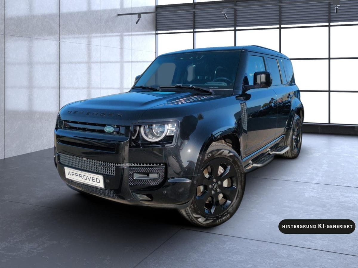 Land Rover Defender 110 D300 X-Dynamic S AHK Black-P. Navi
