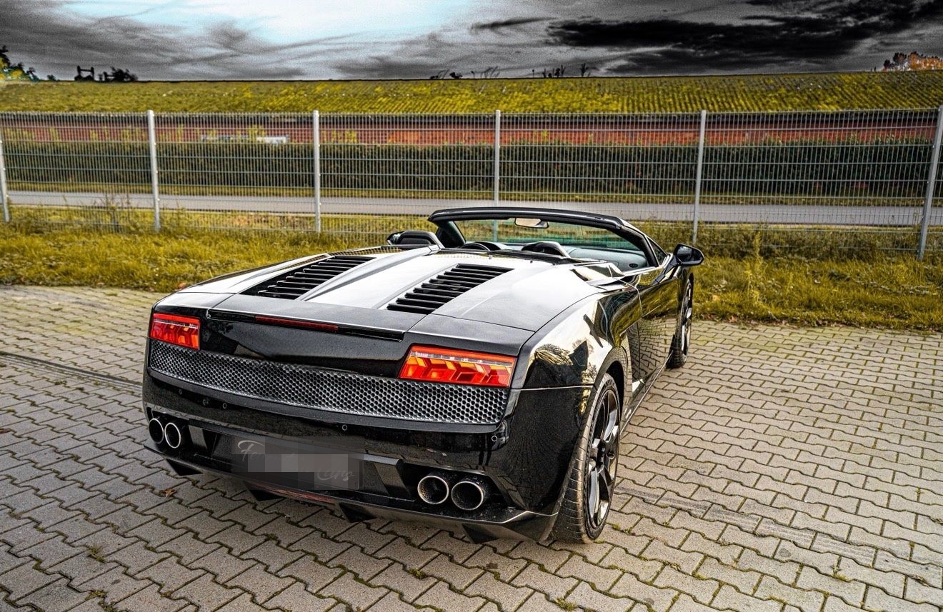Lamborghini Gallardo*SPYDER*5,2*ALL-BLACK*TRAUM*AUTOM!*TOP foto 6