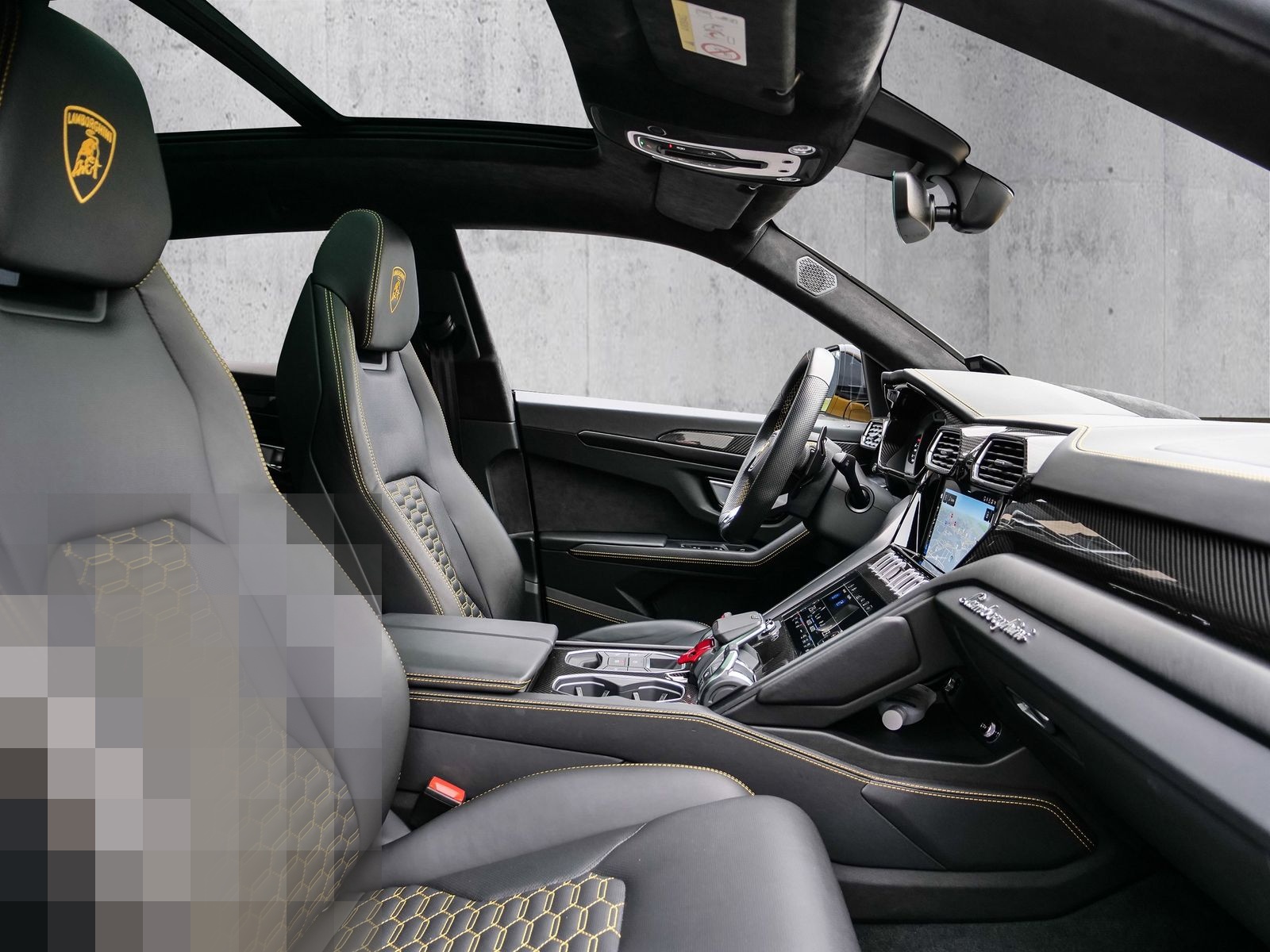 Lamborghini Urus Giallo Auge, Big Interior Carbon, B&O, foto 6
